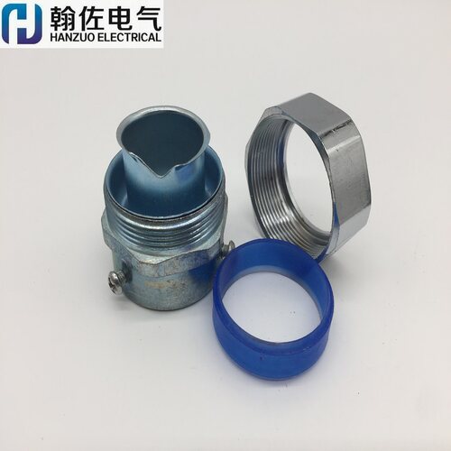 DKJ卡套式六角管接头 配6-100mm金属软管 镀铬三柱六方钢管过度连 - 图0