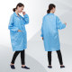 静电衣长款工作服带帽无尘大褂电子厂蓝白色防尘衣男女食品厂防护