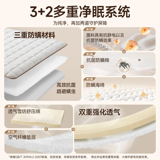 Arlan deep sleep 0 glue mattress mocha leather bed