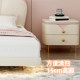 Suspended Bed Yalan Technology Leather Art Bed Solid Wood Bed