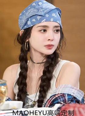 古力娜扎同款黑色项链女choker颈链高级感小众设计叠带甜酷锁骨链