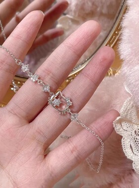 Hellokitty手链女2024年新款轻奢小众精致高颜值蝴蝶结手饰送闺蜜