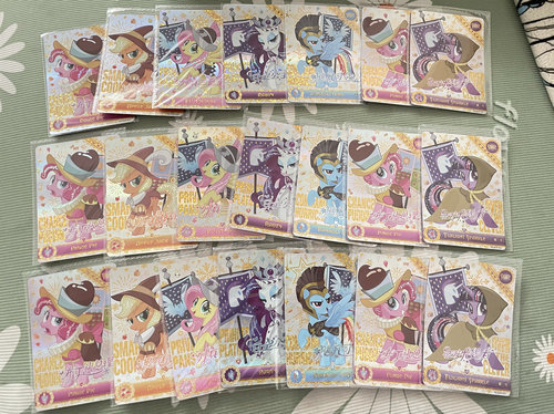 小马宝莉3弹4弹5弹奇萌趣影sc sgr lsr cr黑背全图鉴毕业贵妇包装 - 图0