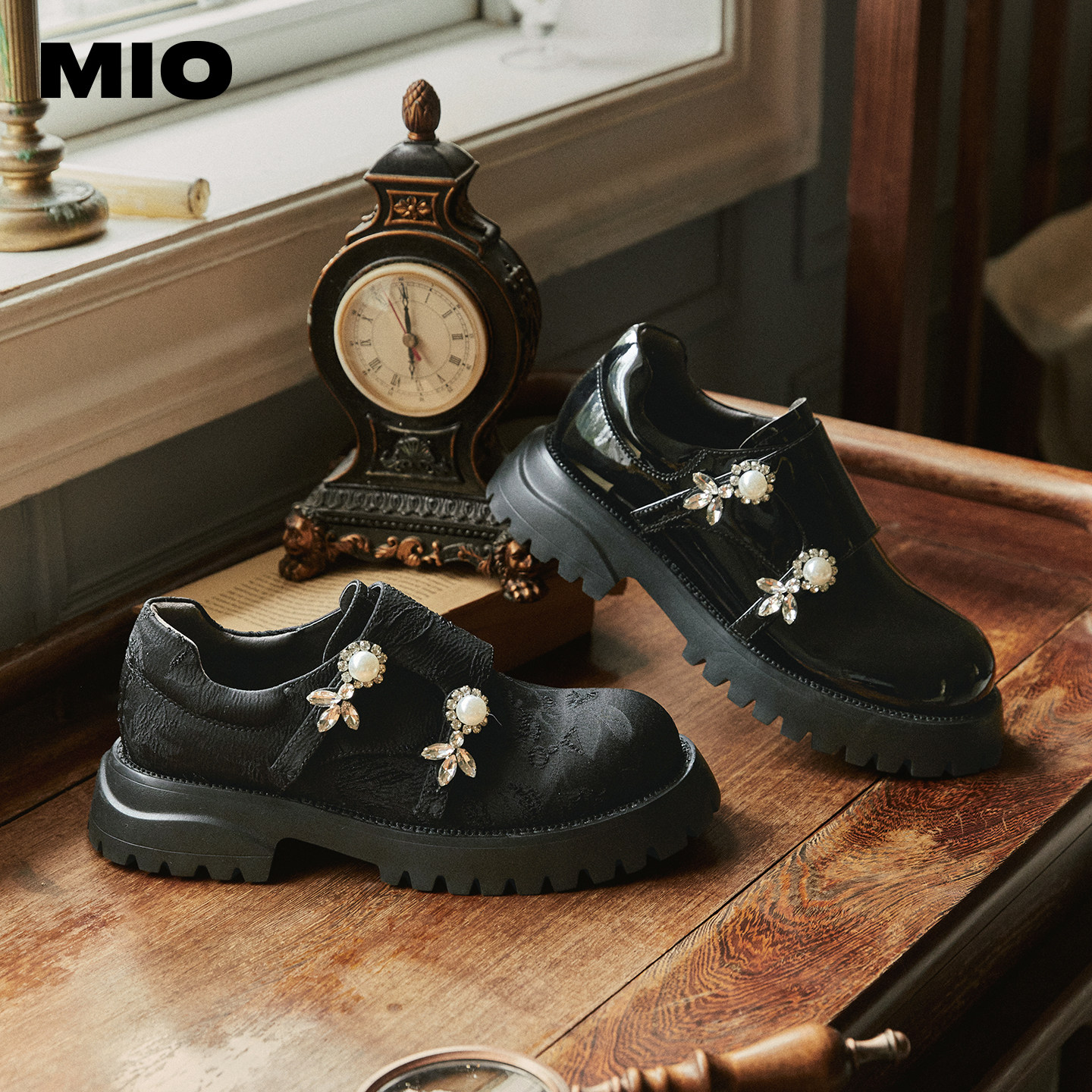 张小婉同款MIO米奥女鞋乐福鞋增高牛津鞋新款英伦学院厚底小皮鞋,淘宝优惠券,粉丝福利购,淘宝优惠卷