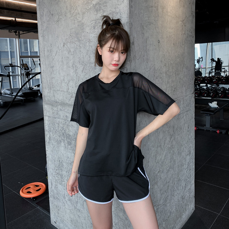 大码运动上衣女宽松胖mm罩衫速干衣T恤瑜伽服跑步网红显瘦健身服,淘宝优惠券,粉丝福利购,淘宝优惠卷