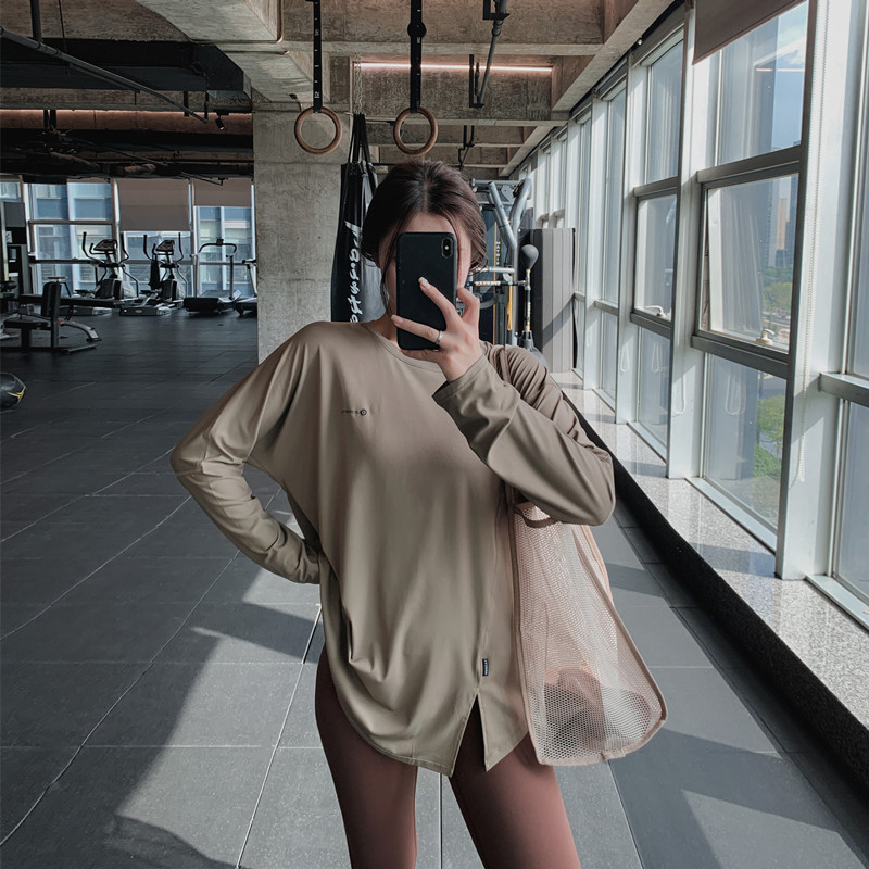 显瘦大码胖mm健身服女纯色宽松运动T恤速干跑步瑜伽服上衣遮屁股,淘宝优惠券,粉丝福利购,淘宝优惠卷