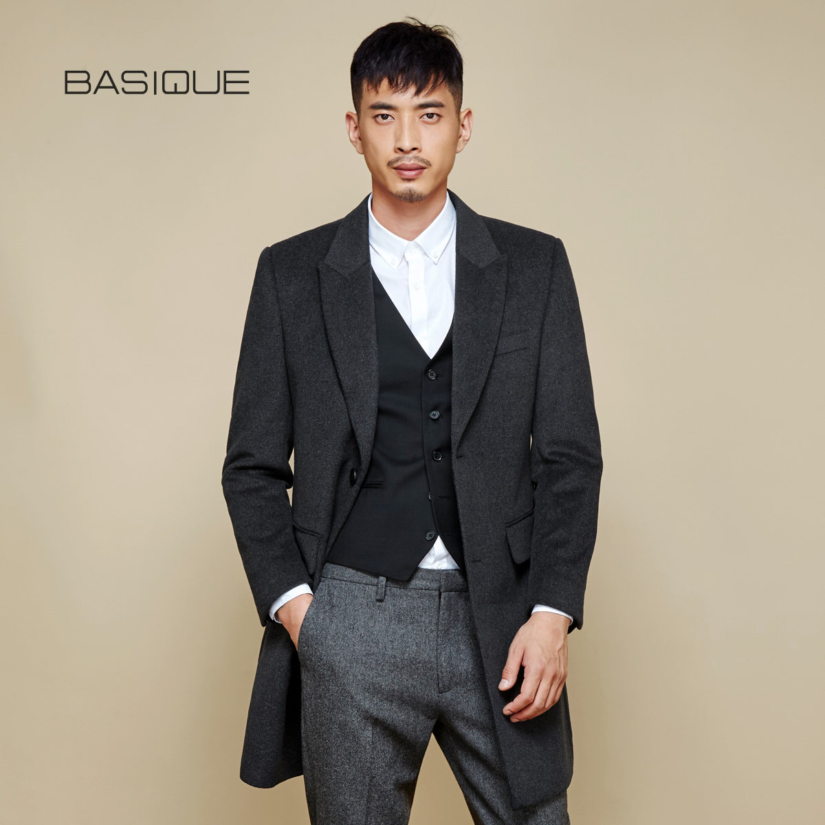 元本毛呢大衣男中长款英伦风冬季加厚呢子外套男士修身羊毛呢风衣,淘宝优惠券,粉丝福利购,淘宝优惠卷