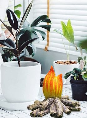 醉酒矮人火把装饰品摆件