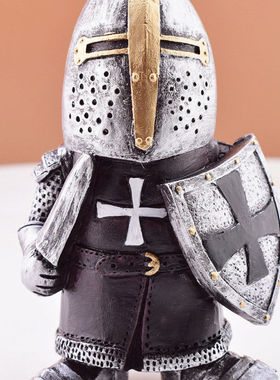 中世纪风斧头桌面雕塑树脂工艺品