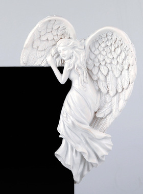 天使翅膀挂饰门框装饰树脂挂件