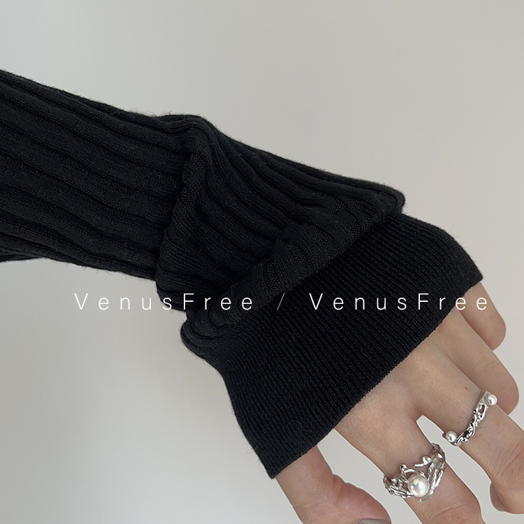 VenusFree甜酷925纯银异形设计师小众珍珠不规则戒指环开口叠戴 - 图1