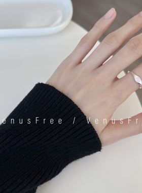 925纯银简约粉色绿色宝石戒指