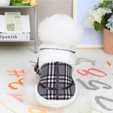 Домашняя одежда для собак теплой одежда осень и зимняя одежда хлопковолосочное пальто маленькая собака универсальная плюшевая двухлетняя хлопчатобумажная куртка.