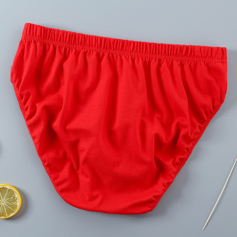 男士内裤纯棉中腰宽松吸汗透气短裤衩大码全棉本命年红色三角裤头,淘宝优惠券,粉丝福利购,淘宝优惠卷