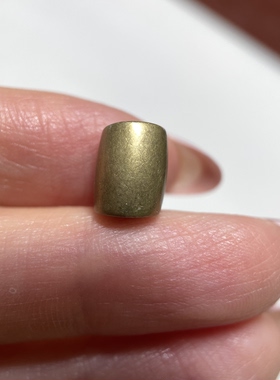 藏传西藏千年天铁托甲珠9mm 大孔道念珠手串元素diy配珠配饰 859