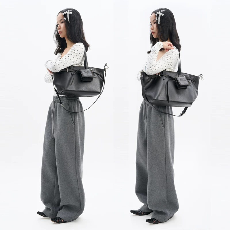 Simplified 25SS Original, old-fashioned, Gallininido-form modern tote bag Large capacity crossbody bag