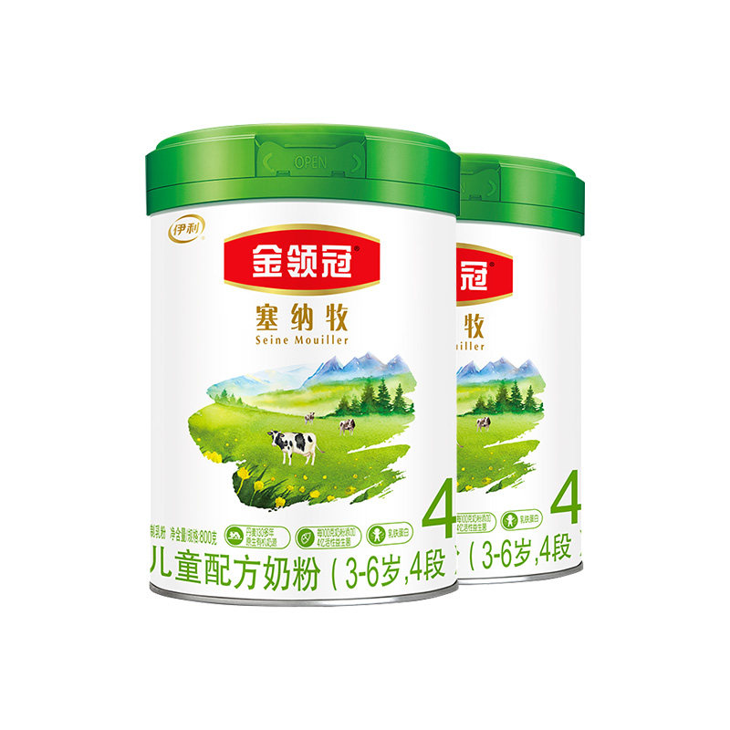 伊利金领冠塞纳牧4段3-6岁牛奶粉 金领冠婴幼儿牛奶粉