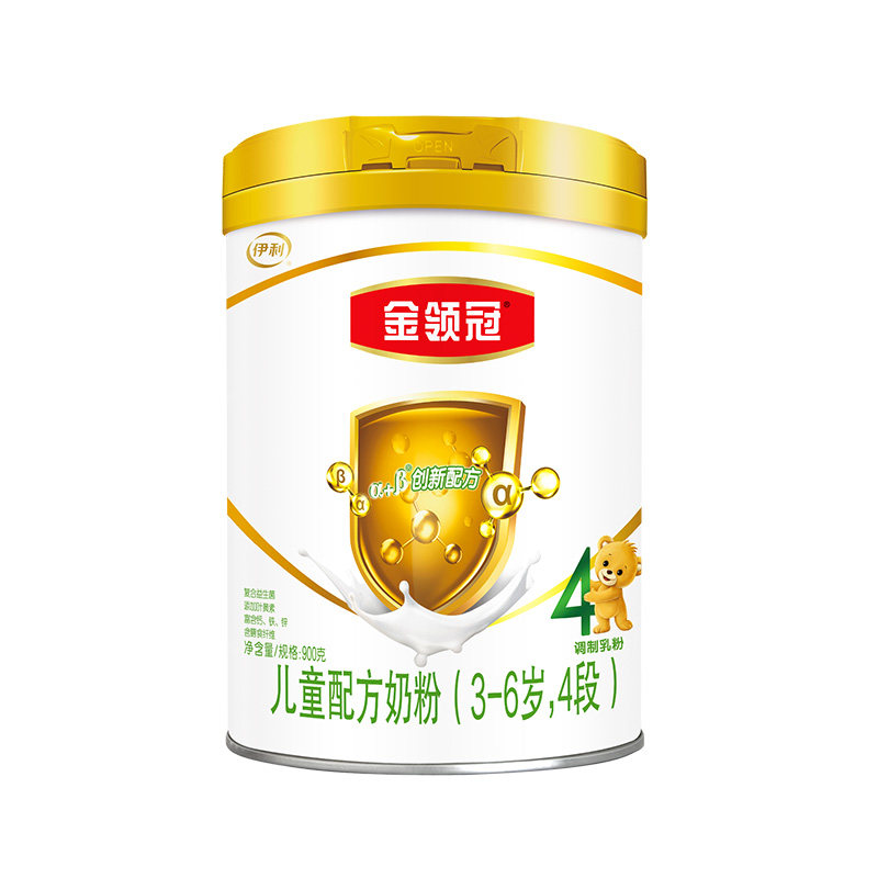 伊利金领冠基础4段3-6岁单牛奶粉 金领冠婴幼儿牛奶粉