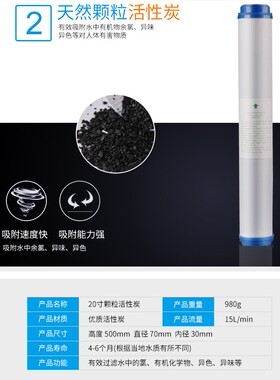 20寸PP棉压缩活性炭CTOUDF纯水