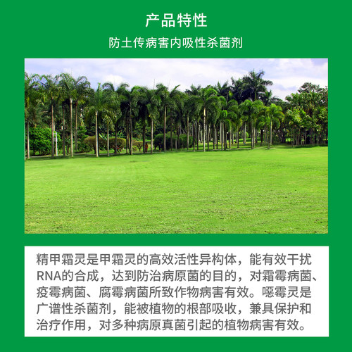 国光健致精甲霜灵恶霉灵30% 草坪枯萎辣椒猝倒病根部杀菌剂 - 图1
