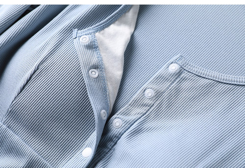 月子服上衣春秋长袖孕妇睡衣怀孕期t恤产后喂奶哺乳家居服女夏天 - 图2