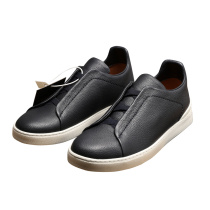 Light extravagant class Itally imported stock High quality deer leather men casual genuine leather casual shoes low help shoes