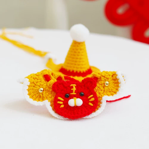 Шерстяная шапка, чокер, праздничнный шарф