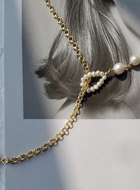 小众设计感高端大气风巴洛克珍珠