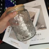 INS Wind Glass Can Vintage Retro Old -Модный бегония стеклянный стеклянный бак пищевой запечатанный бак с конфеткой