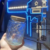 INS Wind Glass Can Vintage Retro Old -Модный бегония стеклянный стеклянный бак пищевой запечатанный бак с конфеткой