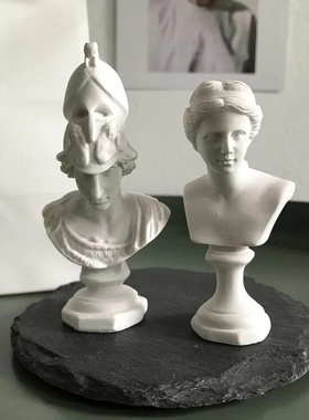 性冷淡风树脂维纳斯大卫拍摄雕塑