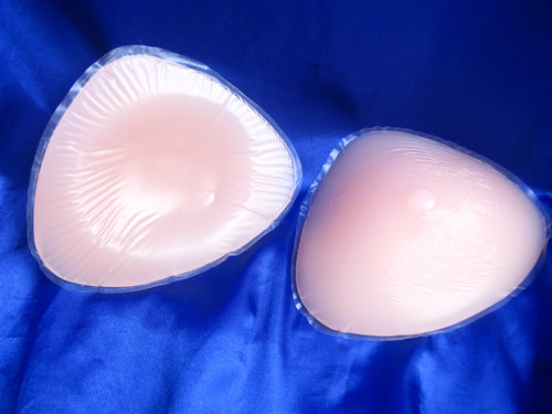 苾美 硅胶假乳房义乳假胸三角形400克分体假乳 - 图1
