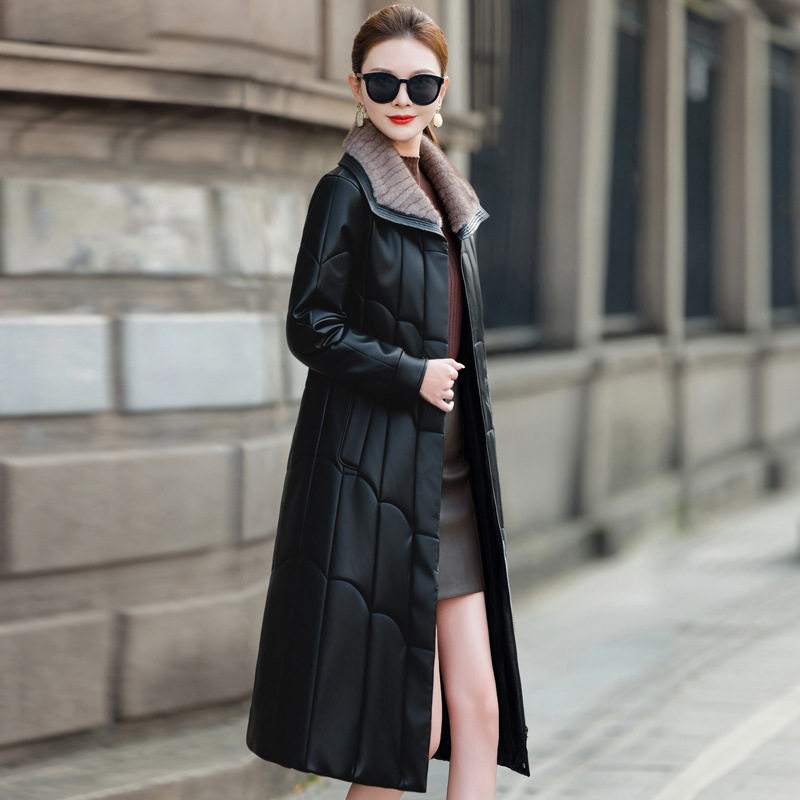 高档大码翻毛领皮衣棉衣服女冬季胖mm过膝新款时尚加厚保暖皮外套,淘宝优惠券,粉丝福利购,淘宝优惠卷