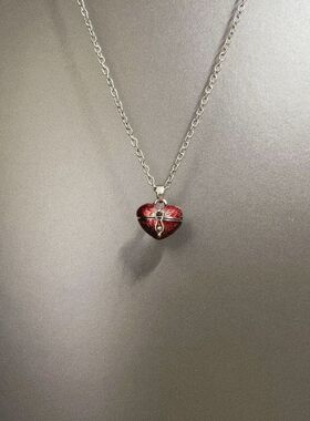 2026新品爆款全新强势来袭Vintage古著 Enamel love box項鍊