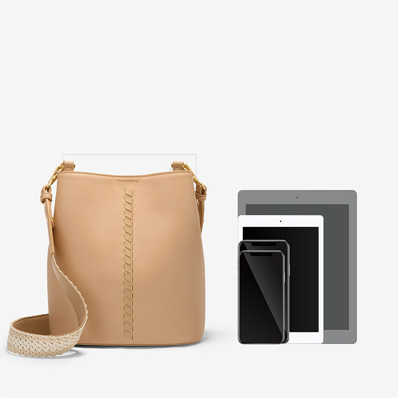 简佰格女士2020新款斜挎单肩水桶包 简佰格女士包袋