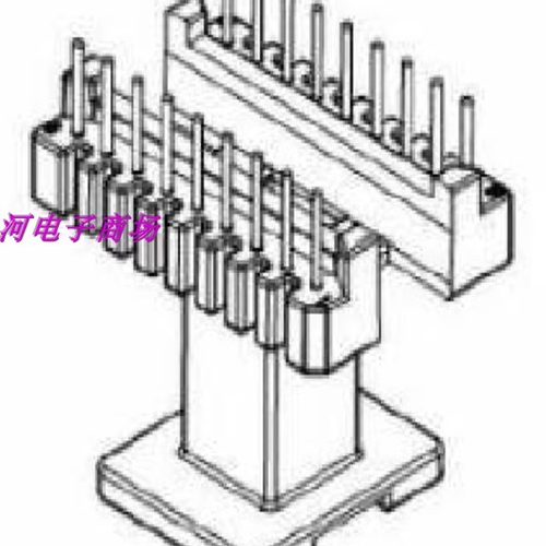 EE22-9变压器磁芯 骨架 电木骨EE22磁芯骨架 - 图1
