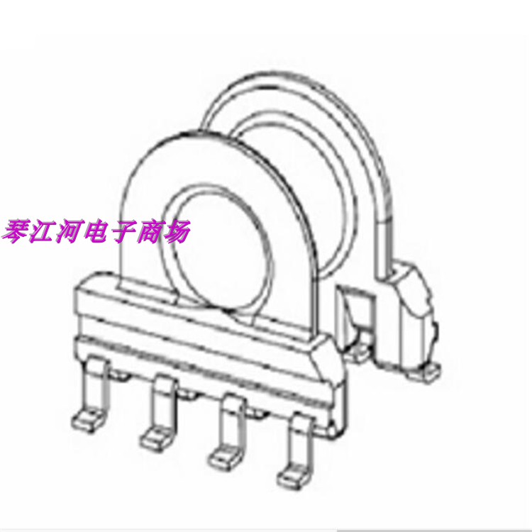 EP7变压器骨架磁芯EP7贴片骨架磁芯单槽贴片4+4针 - 图0