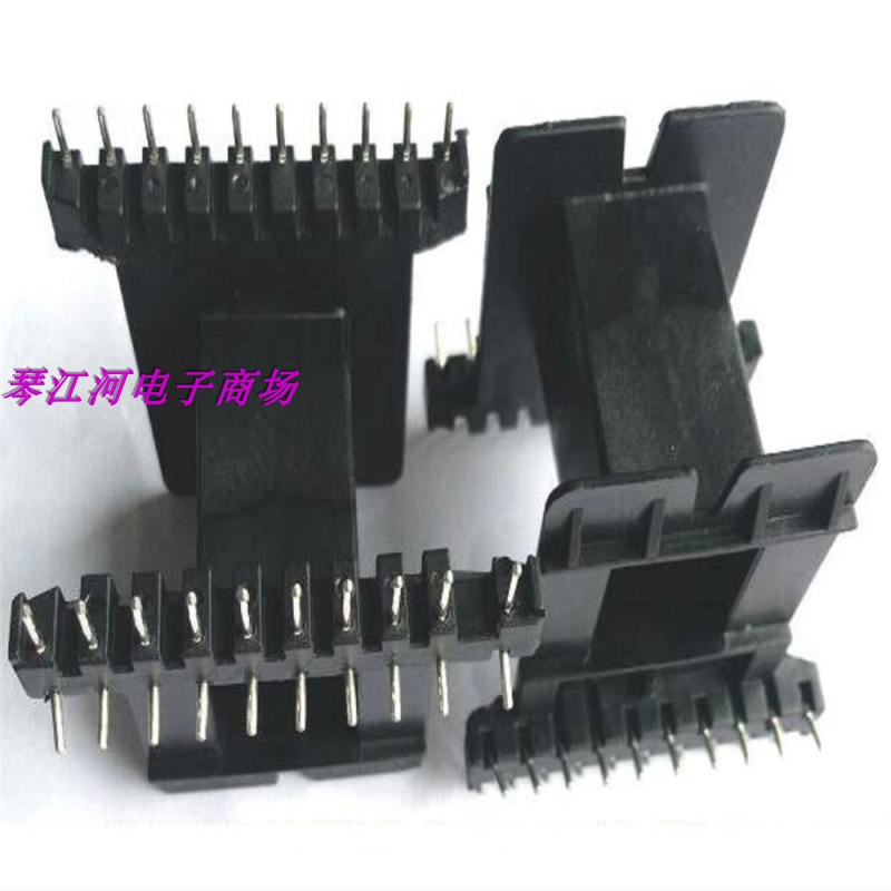 EE55B大功率电源变压器磁芯骨架用EE5521磁芯骨架卧式10+10磁芯 - 图0