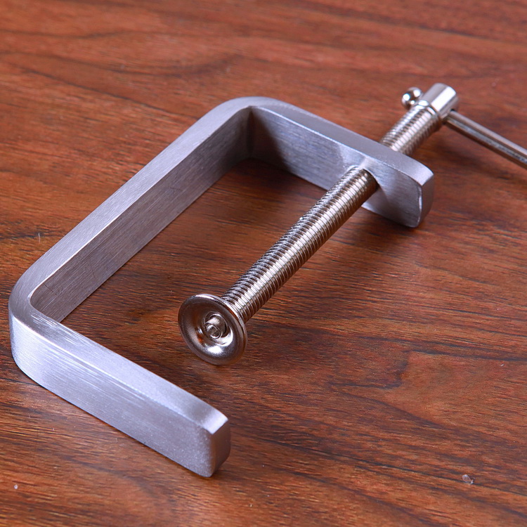 304不锈钢G字夹G型夹固定夹具夹紧器强力夹子小夹子定制夹具卡具 - 图0