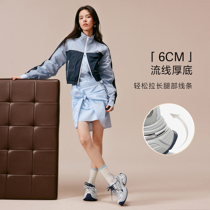 百思图25秋季新款网面透气老爹鞋厚底增高女运动休闲鞋D5811CM5Z,淘宝优惠券,粉丝福利购,淘宝优惠卷