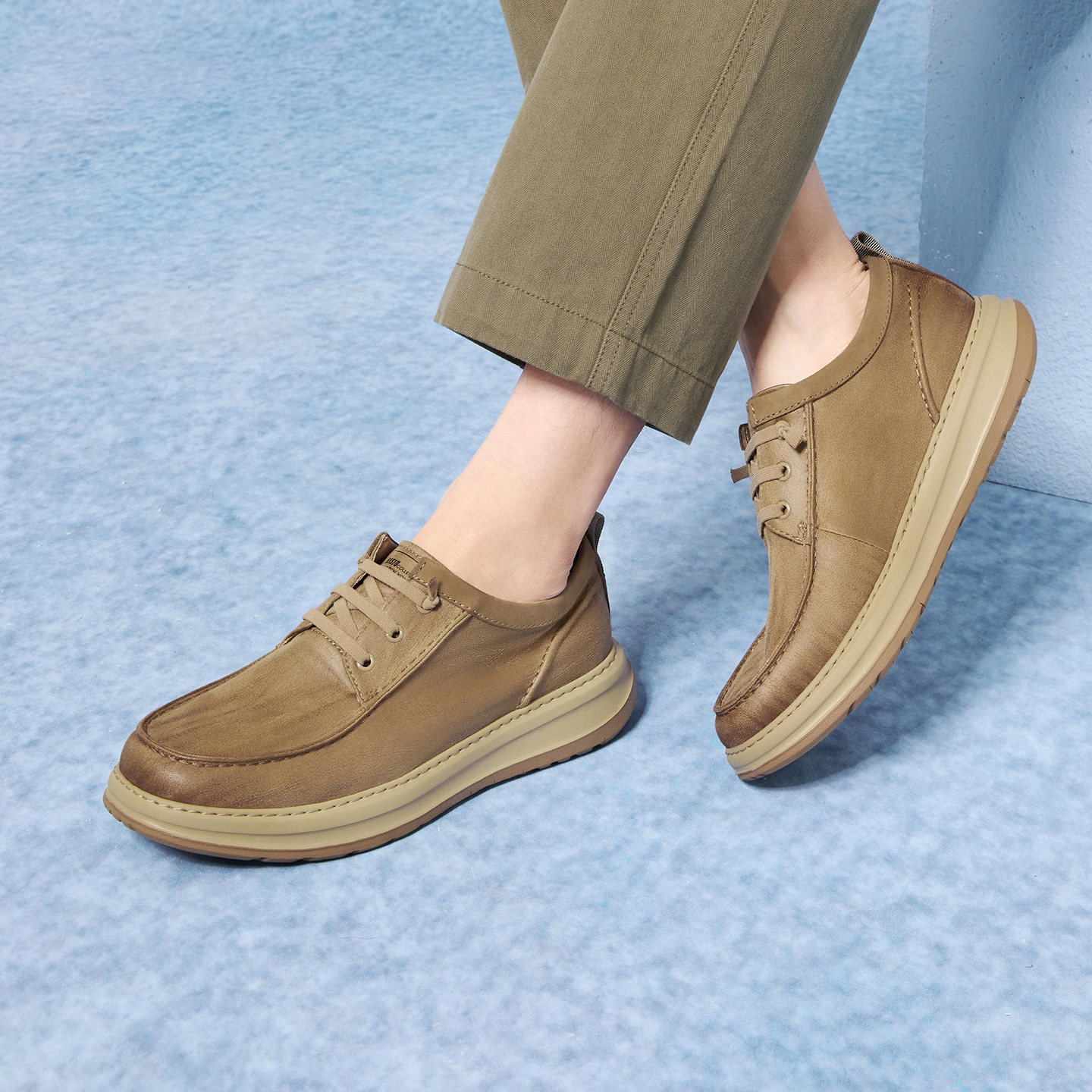 百思图2025秋季新款商场同款休闲皮鞋时尚商务厚底男鞋L3367CM5,淘宝优惠券,粉丝福利购,淘宝优惠卷