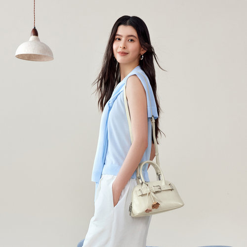 母亲节礼物百思图26夏新款贝壳包简约时尚送闺蜜斜挎包女TY112BX6 - 图1