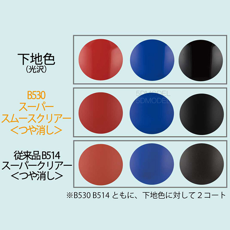 5D模型郡士B530超级平滑消光保护漆光油透明哑光涂层喷罐保护漆 - 图1