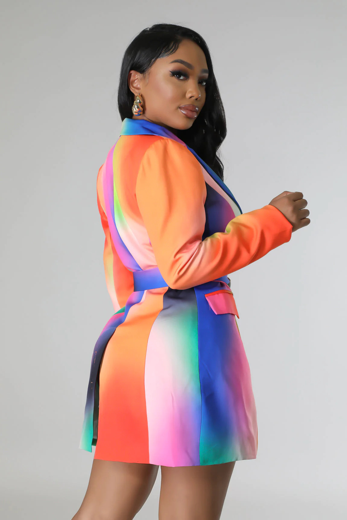 colorful trendy suit dress for young lady quality coat new - 图1