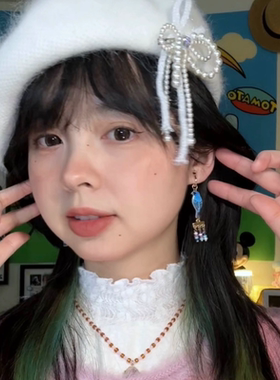 旷野飞鸟耳环/耳夹 日系阻力耳夹 久戴不痛不掉