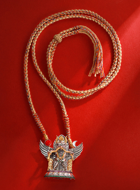 藏式民族风纯银大鹏金翅鸟吊坠