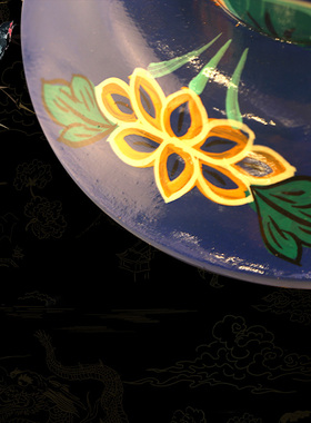 尼泊尔手工彩绘木质香插香