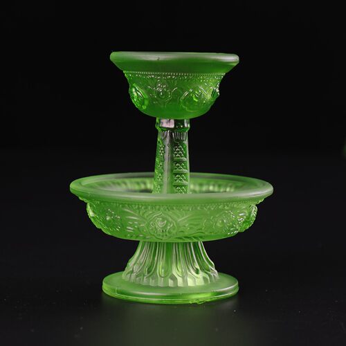 水晶琉璃八吉祥护法杯供杯复古用品家用供水七色可选供杯去器具 - 图1