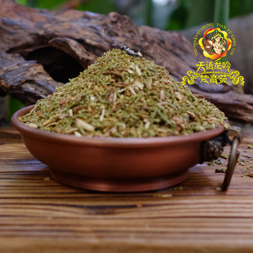 雪域松柏枝粗修巴粉煨桑粉火供散装香熏香料烟供原料植物清香 - 图0