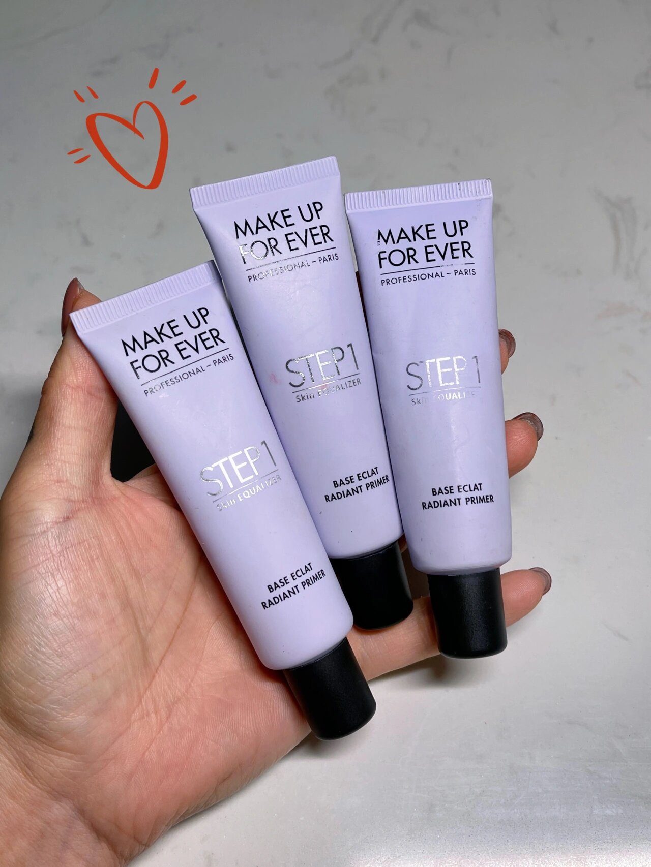 新款 Make Up Forever玫珂菲MUF隔离妆前乳STEP1绿色紫色 - 图1